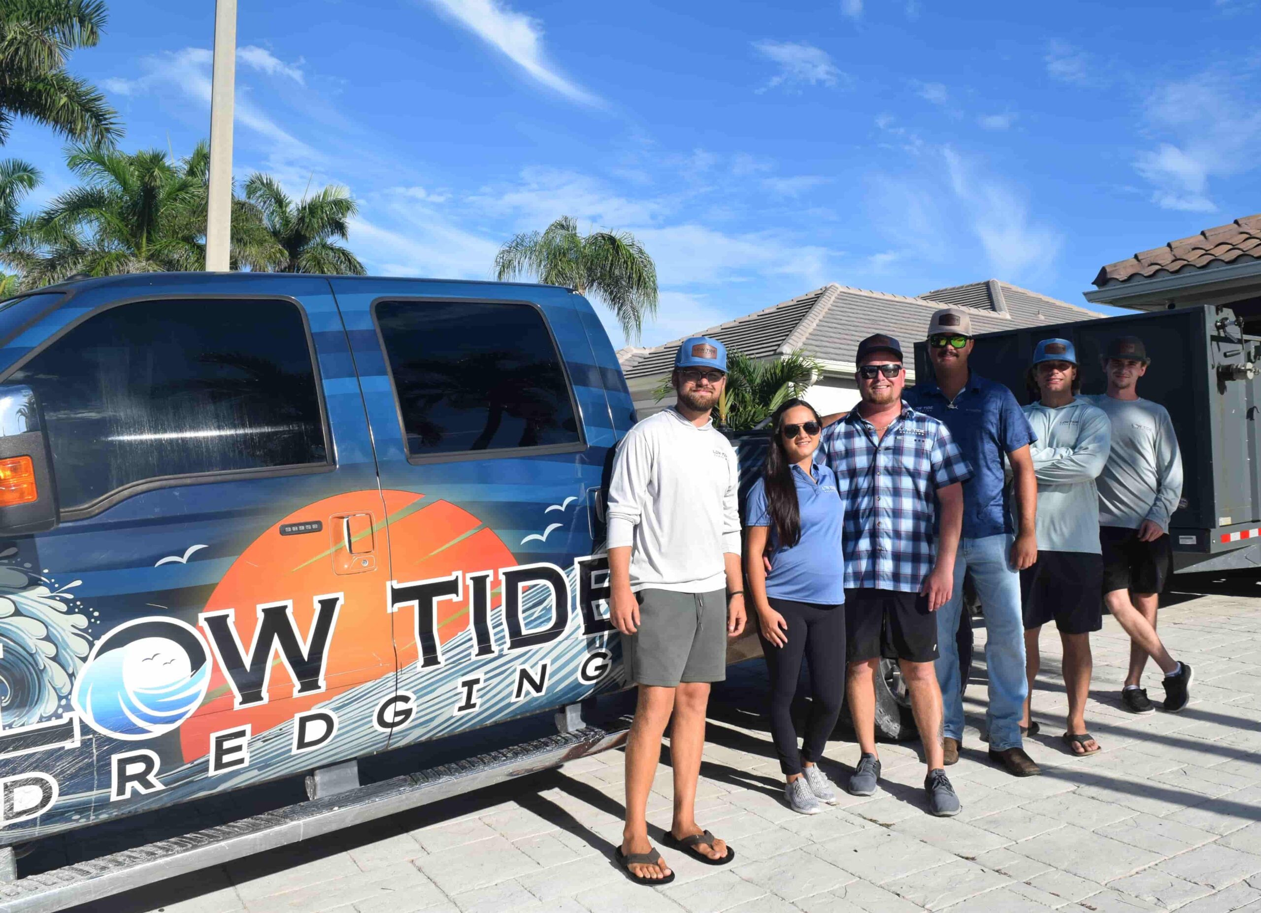 Low Tide Dredging Team Photo
